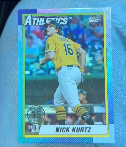 2025 Topps Update #U90-17 Nick Kurtz — front