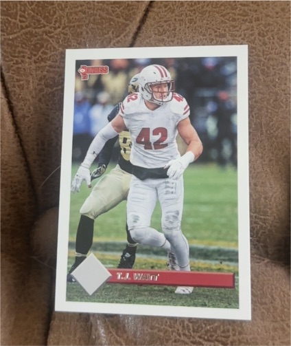 2023 Panini Chronicles Donruss Draft Picks #22 T.J. Watt — front