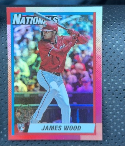 2025 Topps Update #U90-28 James Wood — front