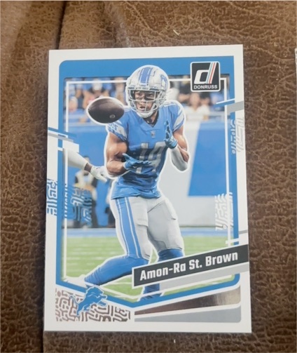 2023 Panini Donruss #96 Amon-Ra St. Brown — front