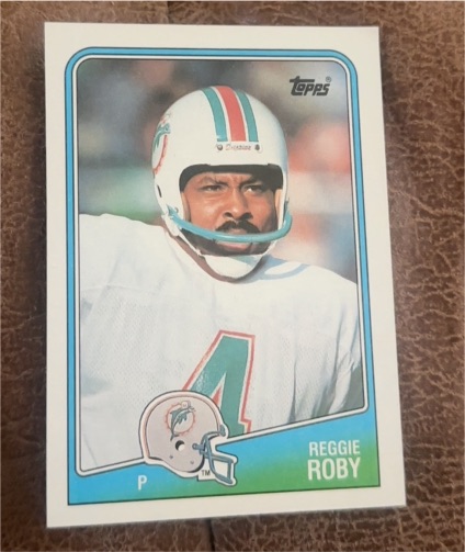1988 Topps #195 Reggie Roby — front