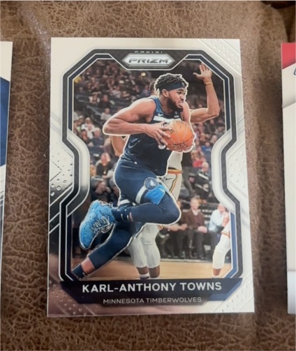 2020-21 Panini Prizm #167 Karl-Anthony Towns — front