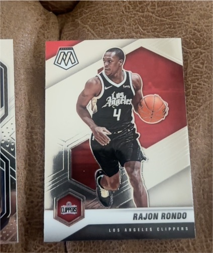 2020-21 Panini Mosaic #61 Rajon Rondo — front