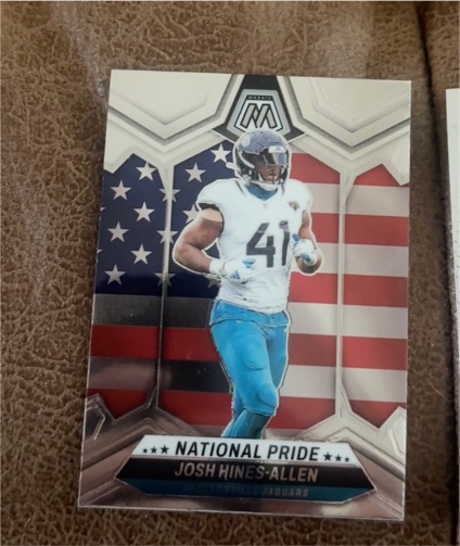 2024 Panini Mosaic #268 Josh Hines-Allen National Pride — front