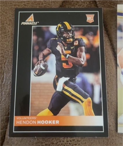 2023 Panini Chronicles Draft Picks Pinnacle #14 Hendon Hooker Rookie — front