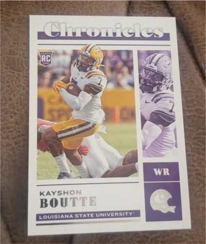 2023 Panini Chronicles Draft Picks #17 Kayshon Boutte RC LSU Tigers — front