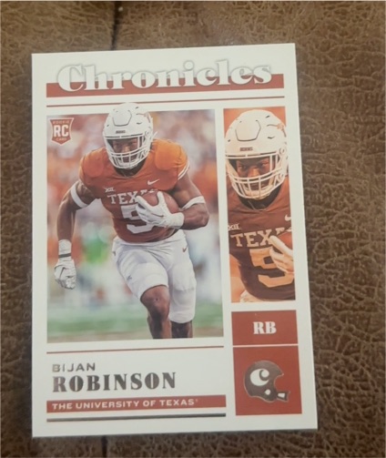 2023 Panini Chronicles Draft Picks #9 Bijan Robinson — front