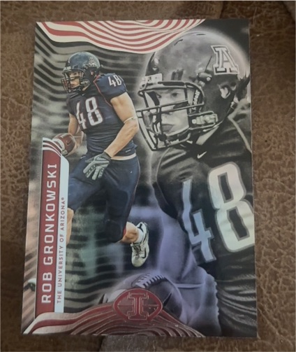 2023 Panini Chronicles Draft Picks Illusions #24 Rob Gronkowski Arizona Wildcats — front