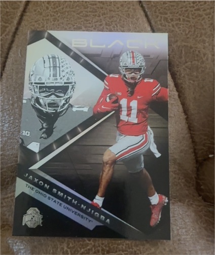 2023 Panini Chronicles Draft Picks Black #7 Jaxon Smith-Njigba — front