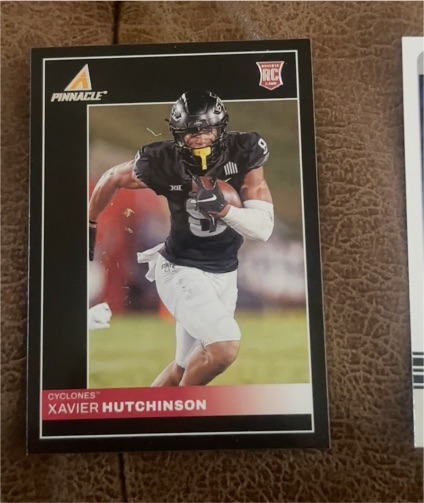 2023 Panini Chronicles Pinnacle Draft Picks #20 Xavier Hutchinson — front