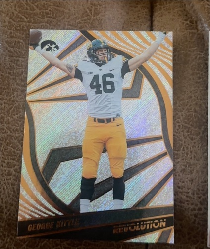 2023 Panini Chronicles Draft Picks #72 George Kittle Revolution — front