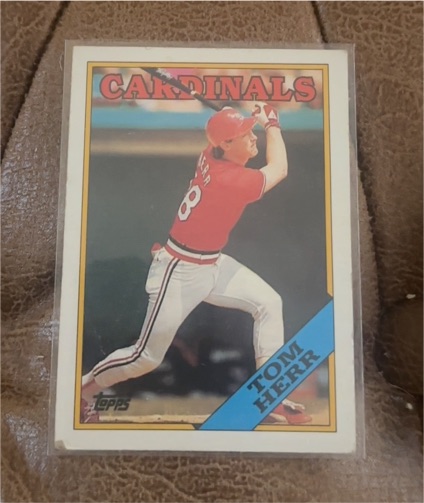 1988 Topps #310 Tom Herr — front