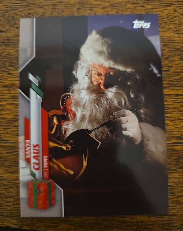 2025 Topps Holiday #TSA-20 Santa Claus — front
