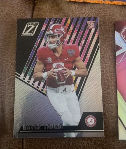 2023 Panini Chronicles Draft Picks Zenith #1 Bryce Young Rookie — front