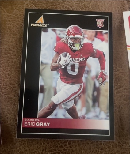 2023 Panini Chronicles Pinnacle Draft Picks #24 Eric Gray — front