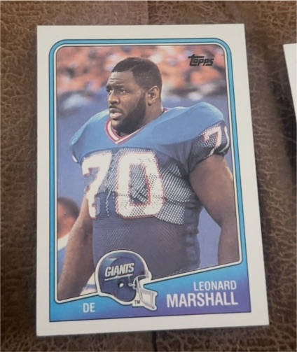 1988 Topps #281 Leonard Marshall — front