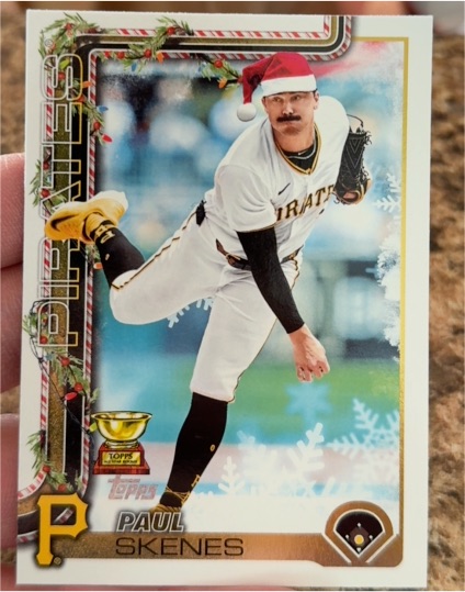 2025 Topps Holiday #H70 Paul Skenes — front