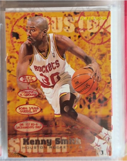 1995-96 Fleer #72 Kenny Smith — front