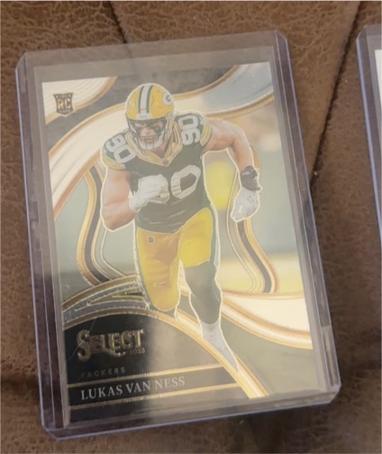 2023 Panini Select Club Level Lukas Van Ness — front