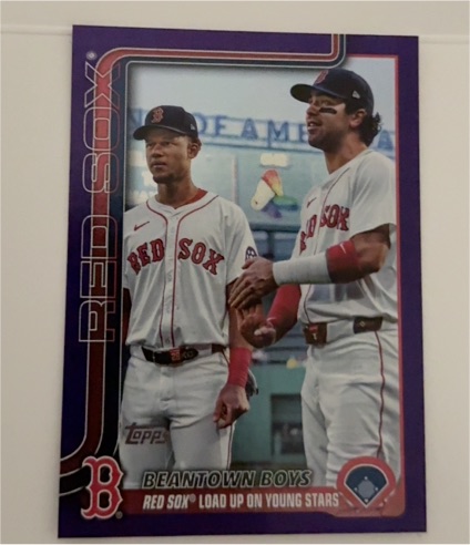 2025 Topps Update #US241 Kristian Campbell/Marcelo Mayer Beantown Boys — front