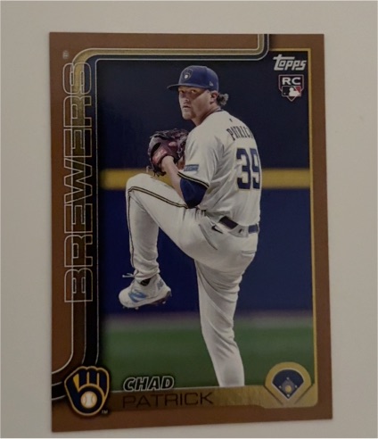 2025 Topps Update #US307 Chad Patrick — front
