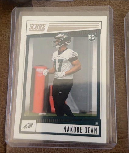 2022 Panini Score #351 Nakobe Dean — front