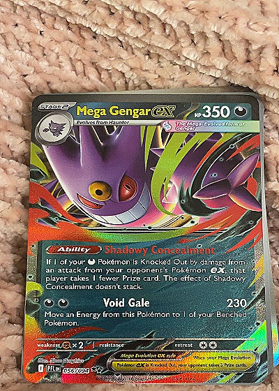 2025 Pokémon Phantasmal Flames #056 Mega Gengar EX — front
