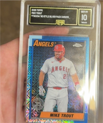2025 Topps #T90C-54 Mike Trout — front