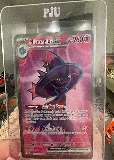 2025 Pokémon TCG Phantasmal Flames #112 Mismagius EX — front