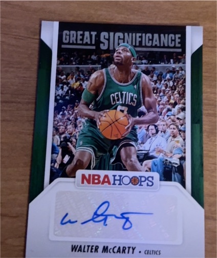 2024-25 Panini NBA Hoops Great Significance #GS-WMC Walter McCarty — front