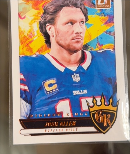 2025 Donruss Gridiron Kings #3 Josh Allen — front