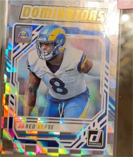 2025 Donruss Dominators #DOM-JVE Jared Verse — front