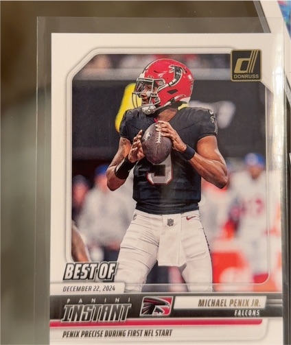 2025 Donruss Best of Panini Instant #INS-MPJ Michael Penix Jr. — front