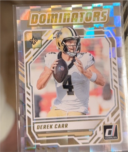 2025 Donruss Dominators #DOM-DCR Derek Carr — front