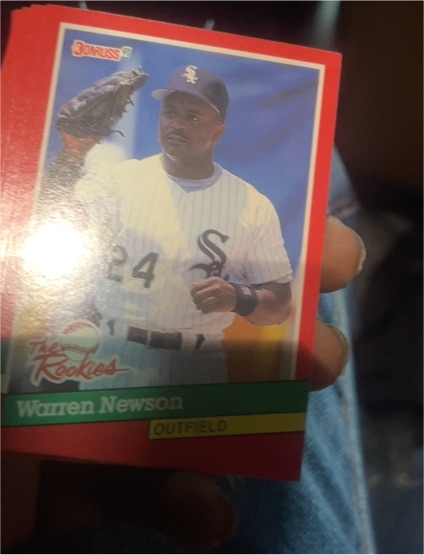 1991 Donruss The Rookies #24 Warren Newson — front
