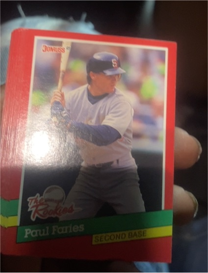 1991 Donruss The Rookies #16 Paul Faries — front