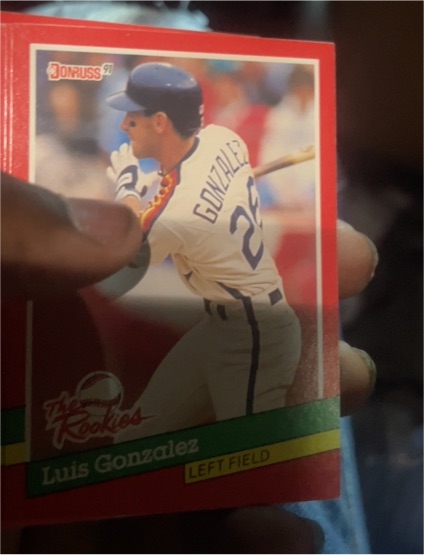 1991 Donruss The Rookies #17 Luis Gonzalez — front