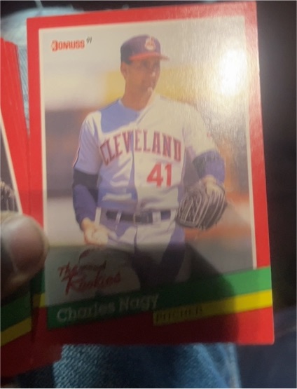 1991 Donruss The Rookies #18 Charles Nagy — front