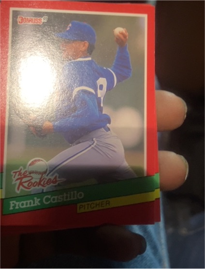 1991 Donruss The Rookies #9 Frank Castillo — front