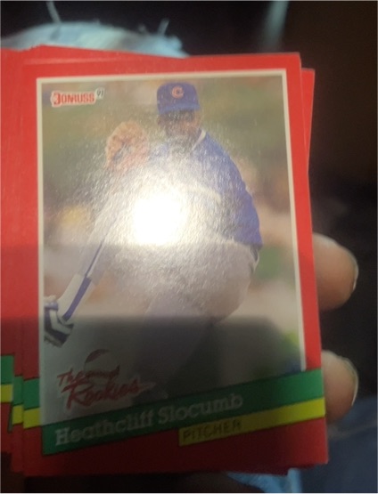 1991 Donruss The Rookies #11 Heathcliff Slocumb — front