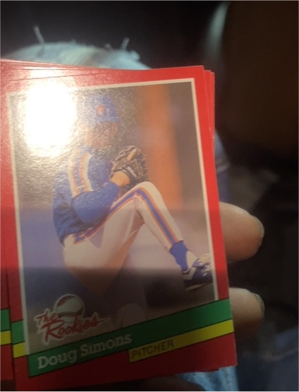 1991 Score The Rookies Doug Simons — front