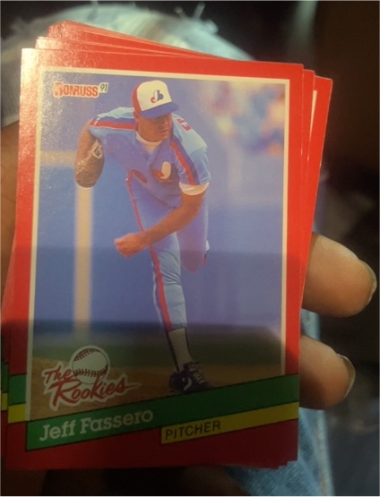 1991 Donruss The Rookies #28 Jeff Fassero — front