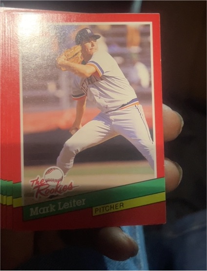 1991 Donruss The Rookies #29 Mark Leiter — front