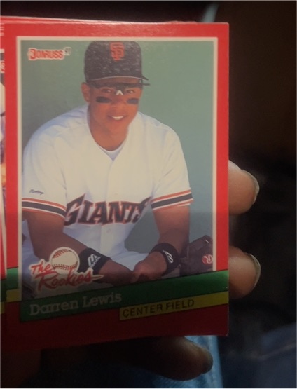 1991 Donruss The Rookies #35 Darren Lewis — front
