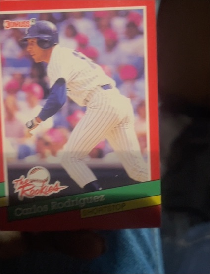 1991 Donruss The Rookies Carlos Rodriguez — front