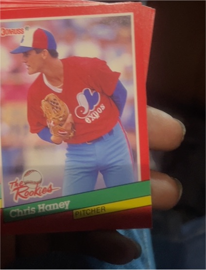 1991 Donruss The Rookies #44 Chris Haney — front