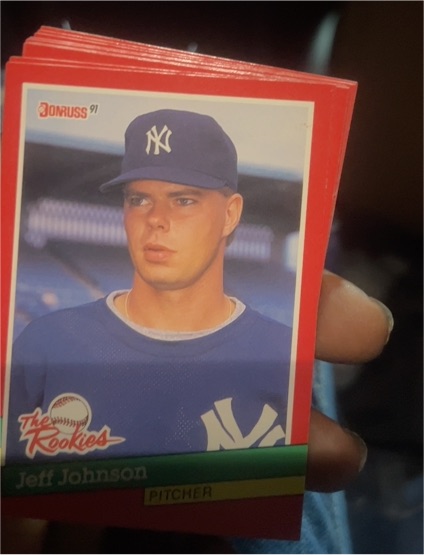 1991 Donruss The Rookies #47 Jeff Johnson — front