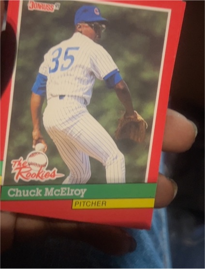 1991 Donruss The Rookies #49 Chuck McElroy — front