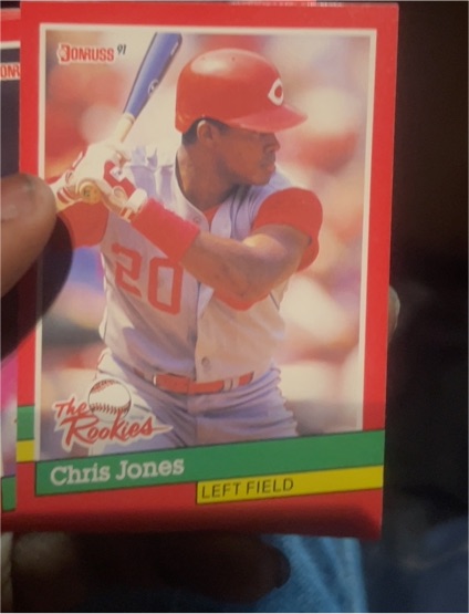 1991 Donruss The Rookies #50 Chris Jones — front