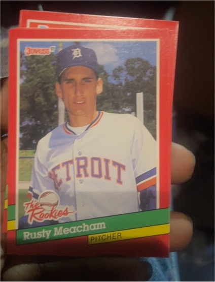 1991 Donruss The Rookies #53 Rusty Meacham — front